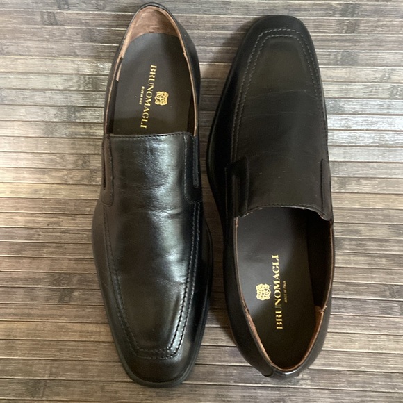 NEW Bruno Magli Men's Raging Leather Slip On Loafers Size 10M - Picture 2 of 10